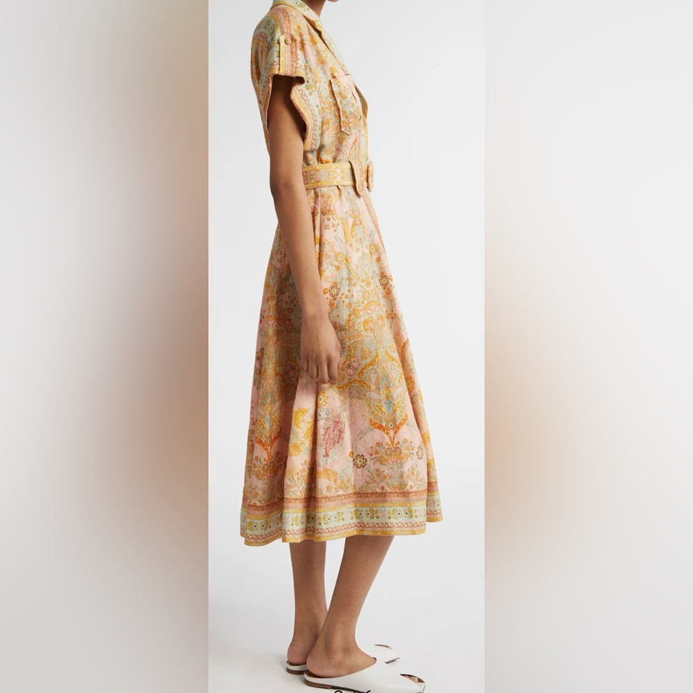 Zimmermann Acacia Midi Shirt Dress - Size 0 - Picture 3 of 11